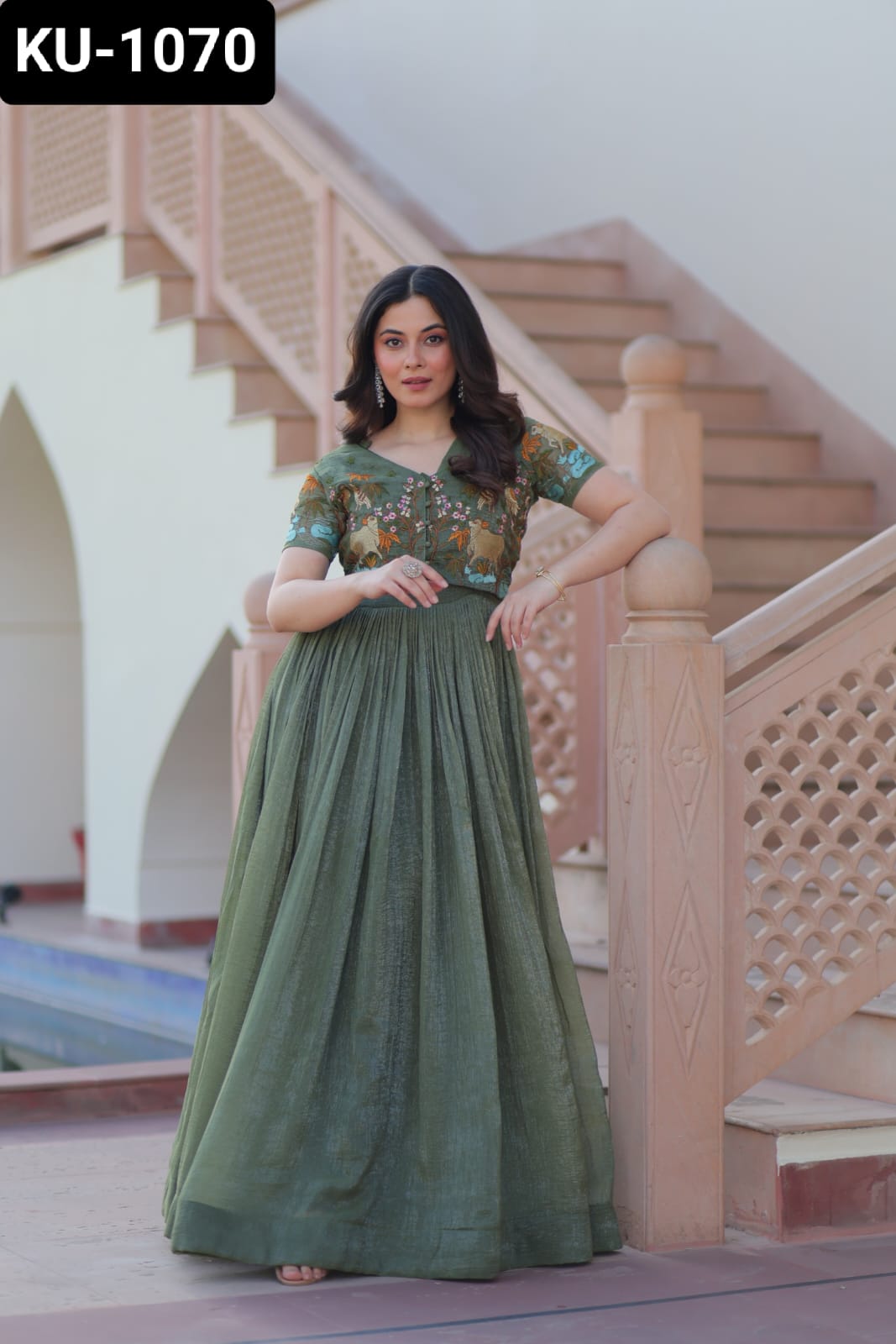 Premium Designer Readymade Koti-Gown
