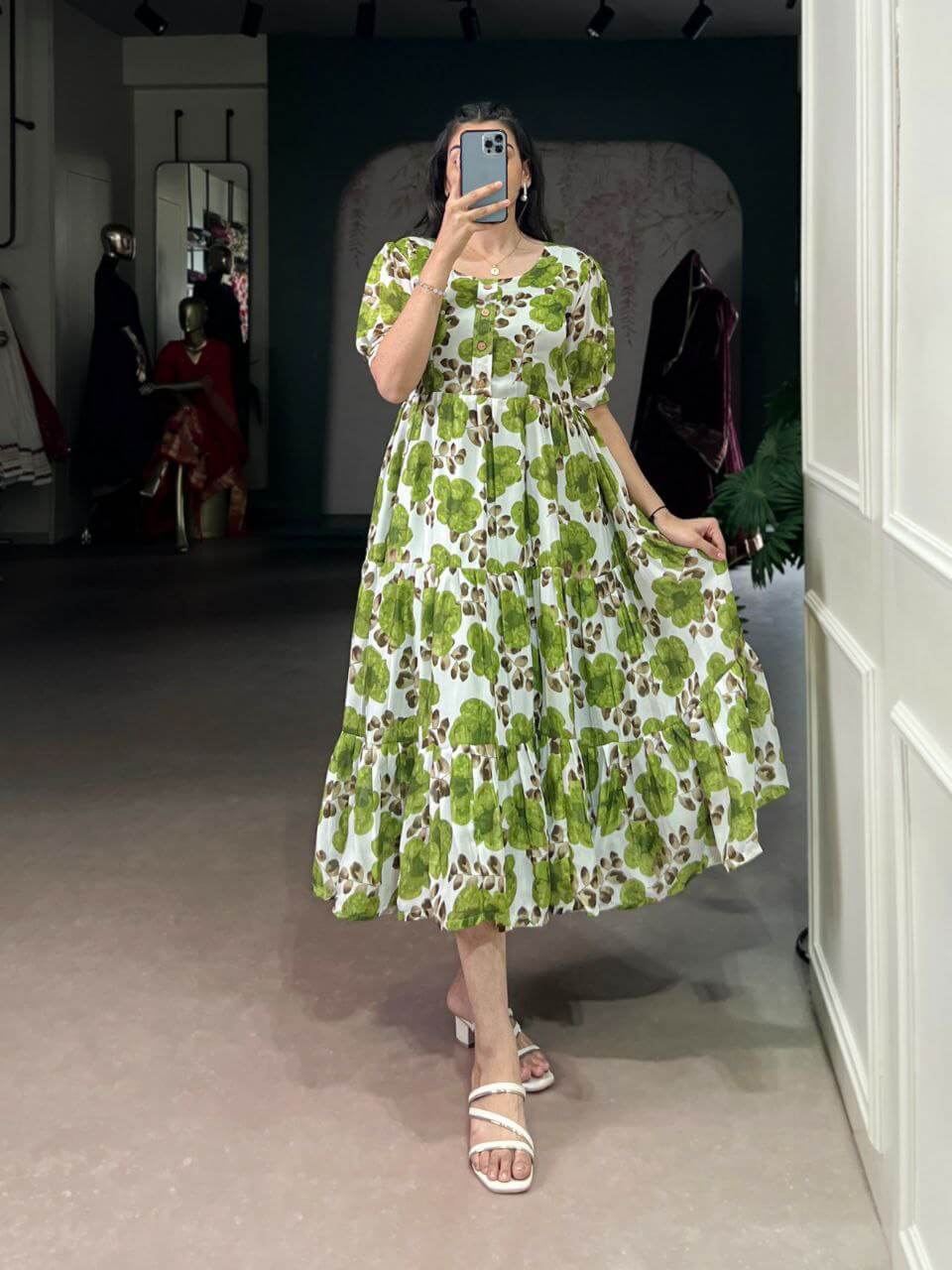 Frock gown for women 4 colors