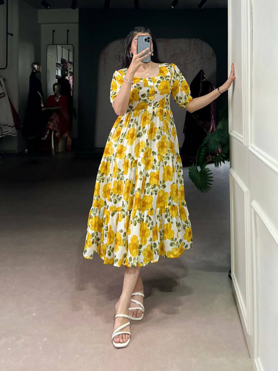 Frock gown for women 4 colors