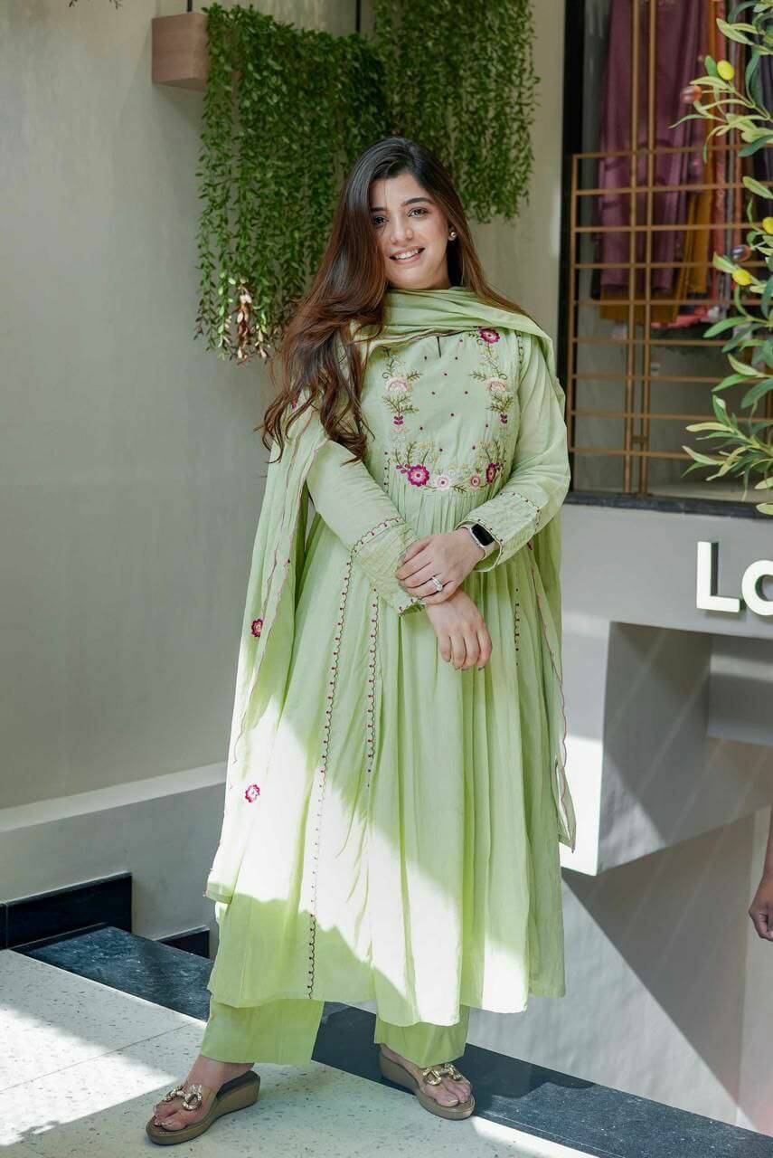 Silk Kurti set for women 2 Color