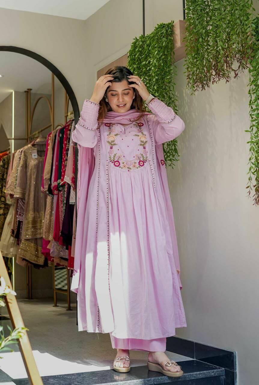 Silk Kurti set for women 2 Color
