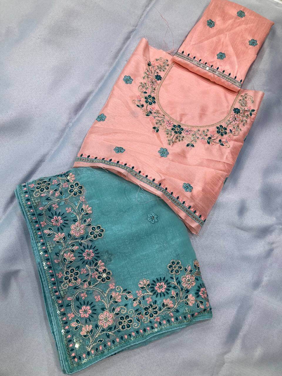 Beautiful Crunchy Silk saree for women