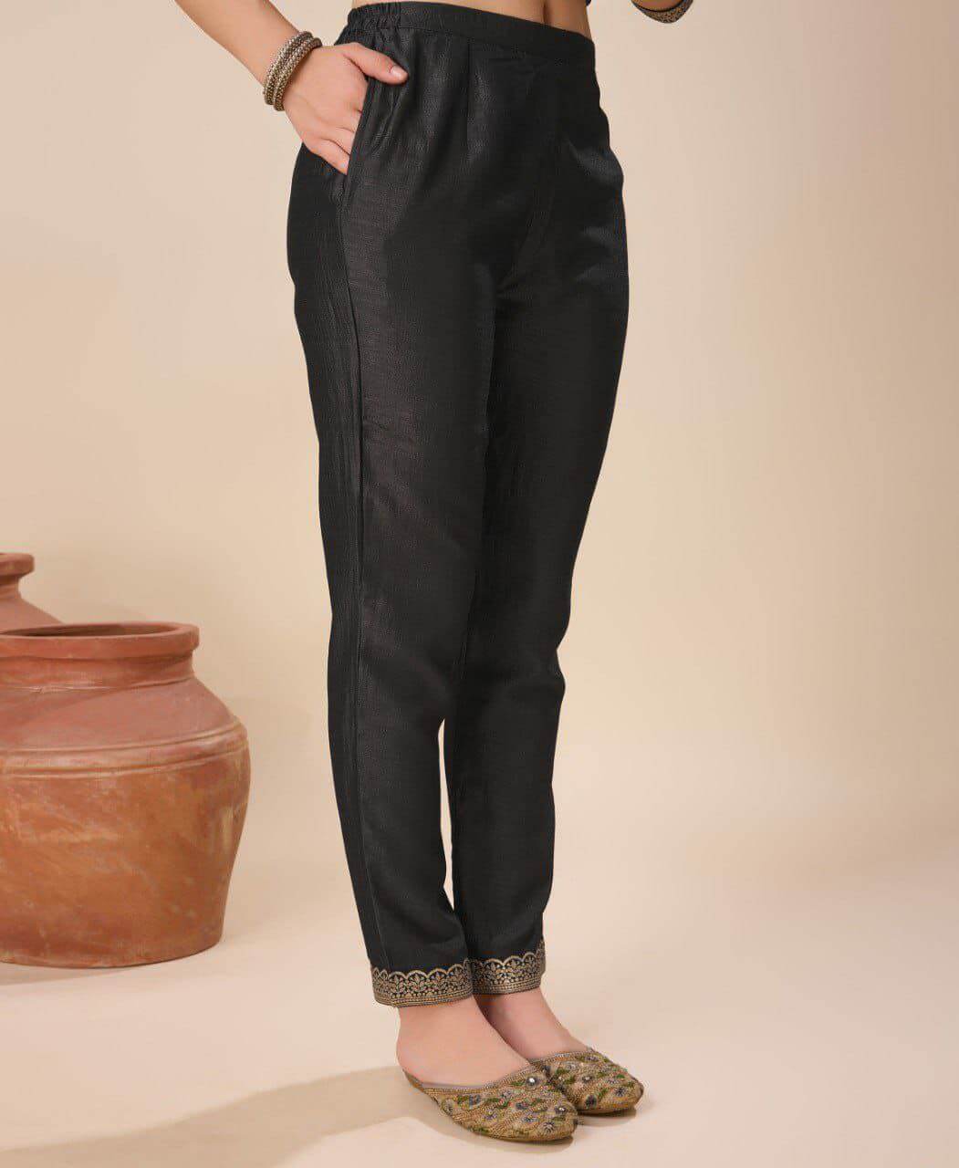 Ethnic Motifs8 Jacquard Kurti Set Kurti, Pant & Dupatta