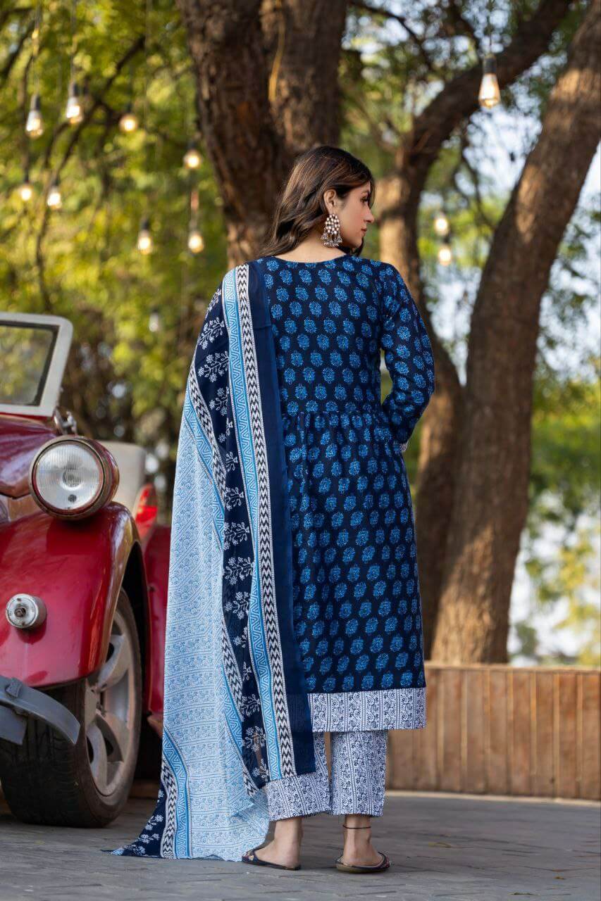 Blue Kurti set for women