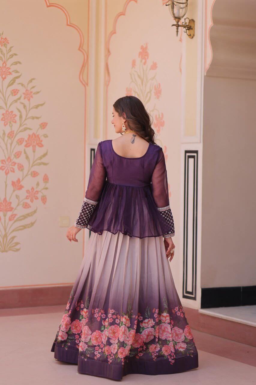 Lehenga with blouse 2 colors