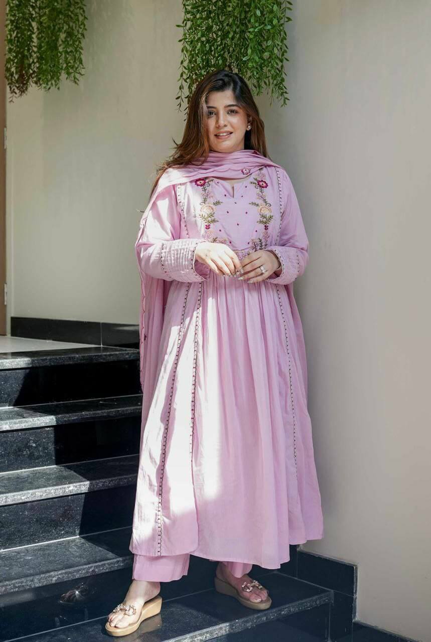 Silk Kurti set for women 2 Color