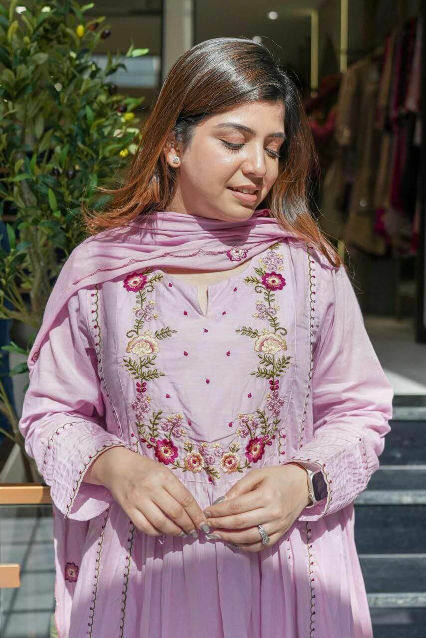 Silk Kurti set for women 2 Color