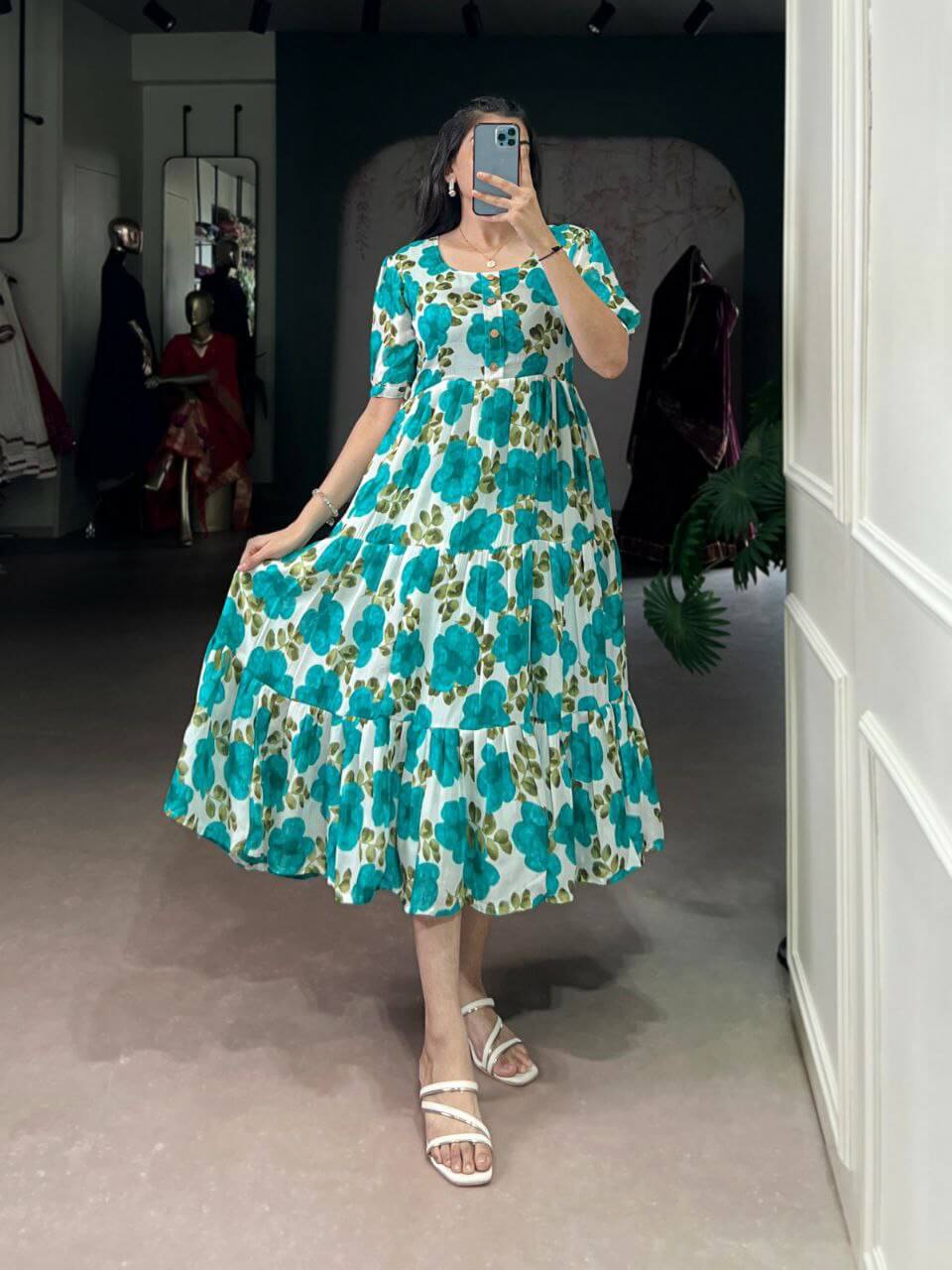 Frock gown for women 4 colors