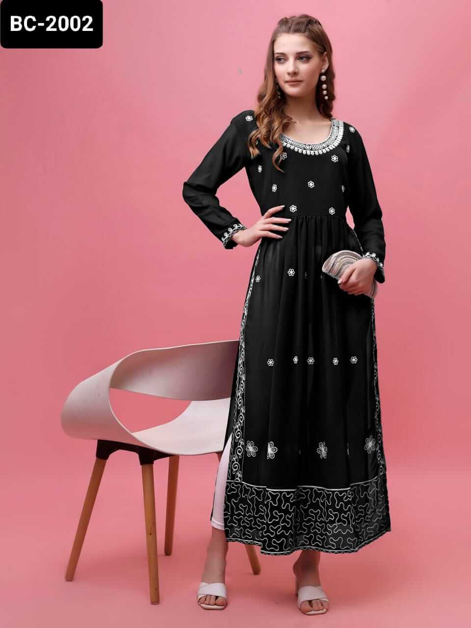Kurti long top for women 3 colors