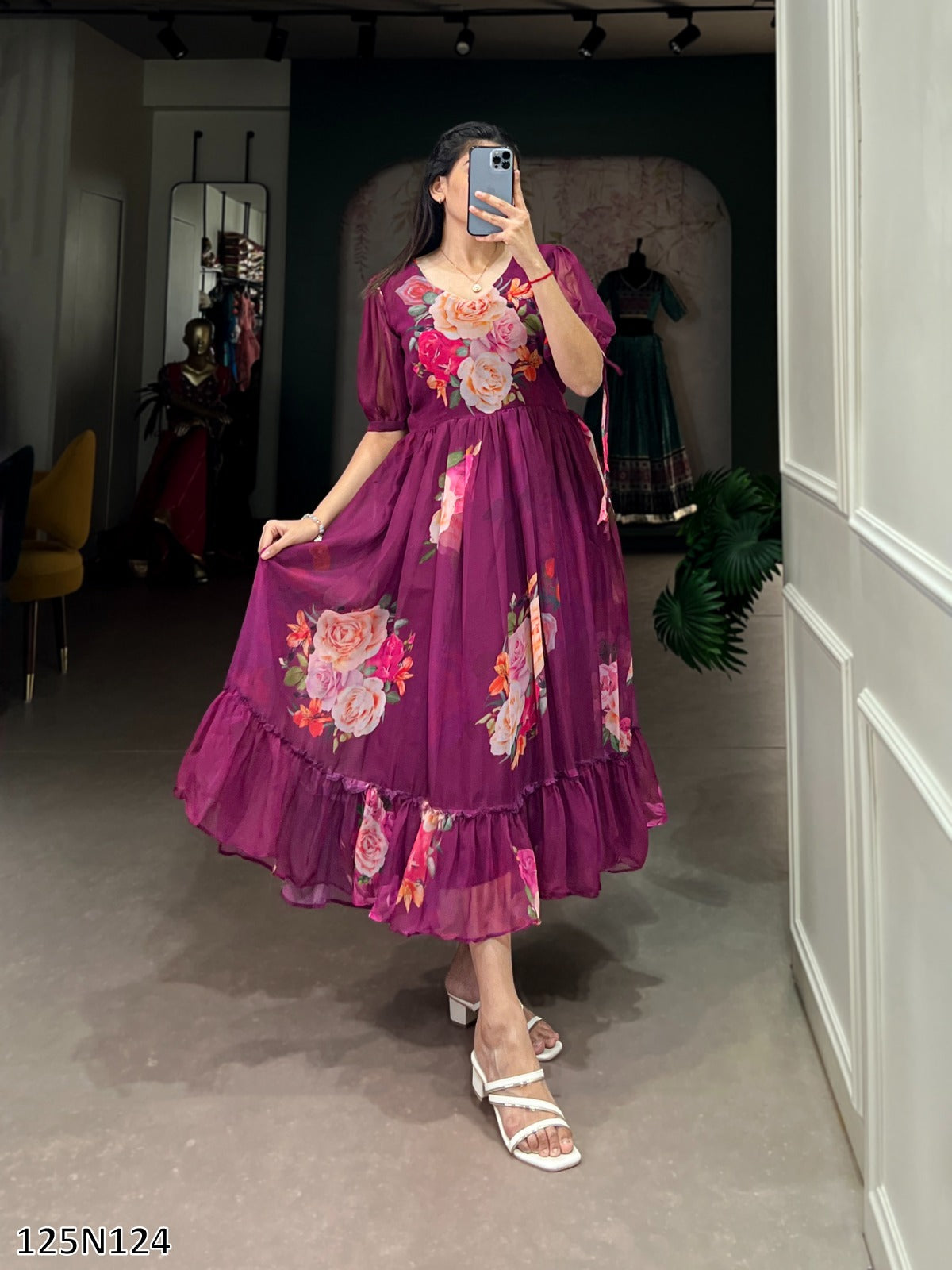 Gown frock for women 5 colors