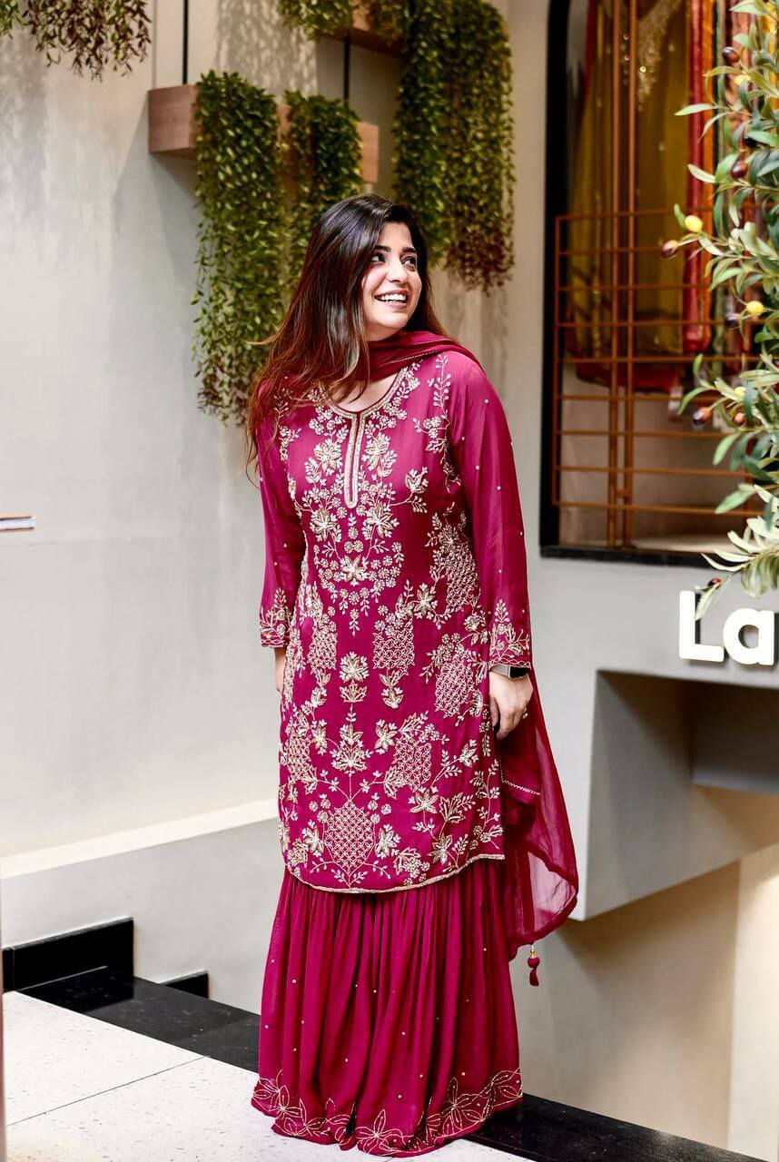 Beautiful Sharara Suit 2 Colour