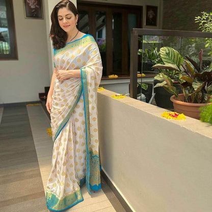 Soft Lichi Silk Saree For Women
