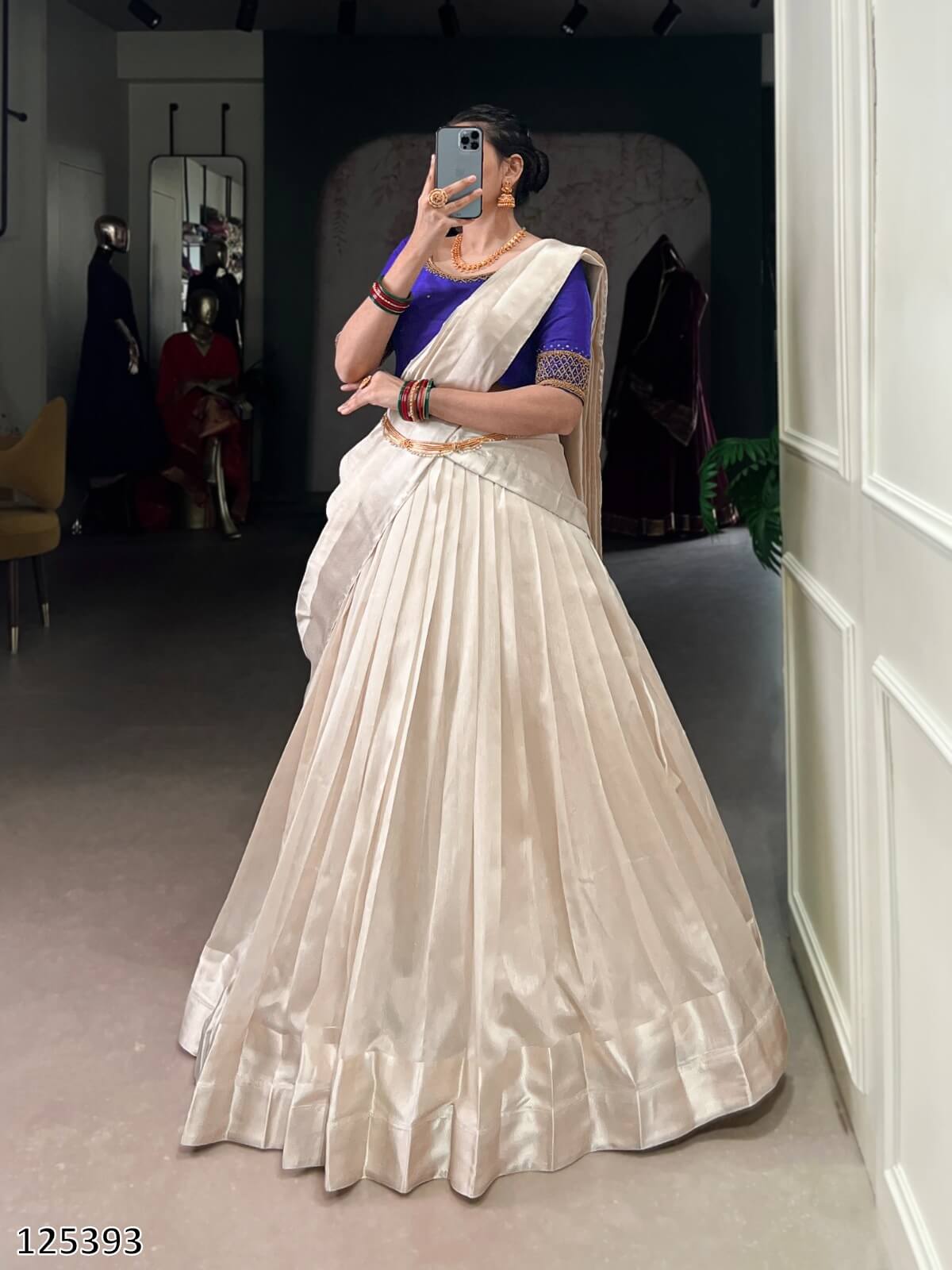 Lehenga Half Saree For Women