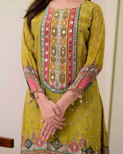  cotton kurti set for women yellow kurti for women