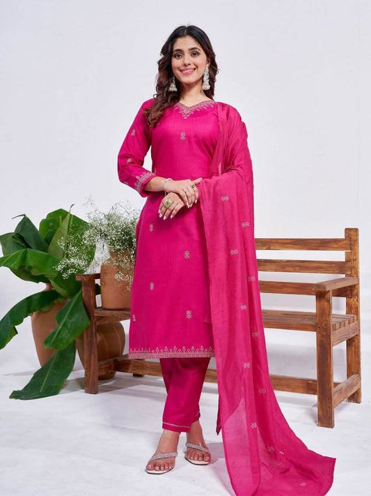 Rani pink Kurtis Set for Women