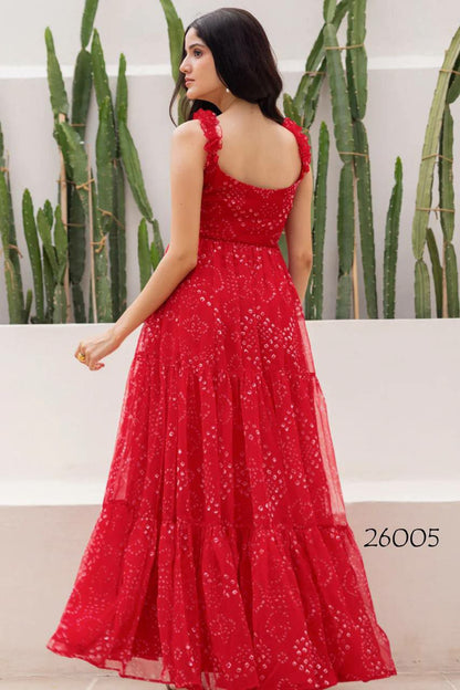 Women Floral Print Empire Dress