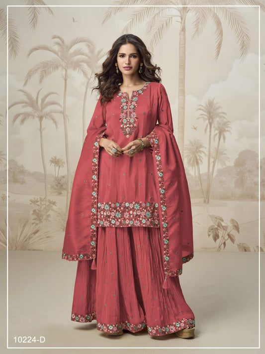 rose salwar set for women kurta salwar dupatta 