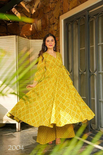 Kurti with Bottom 4 colors