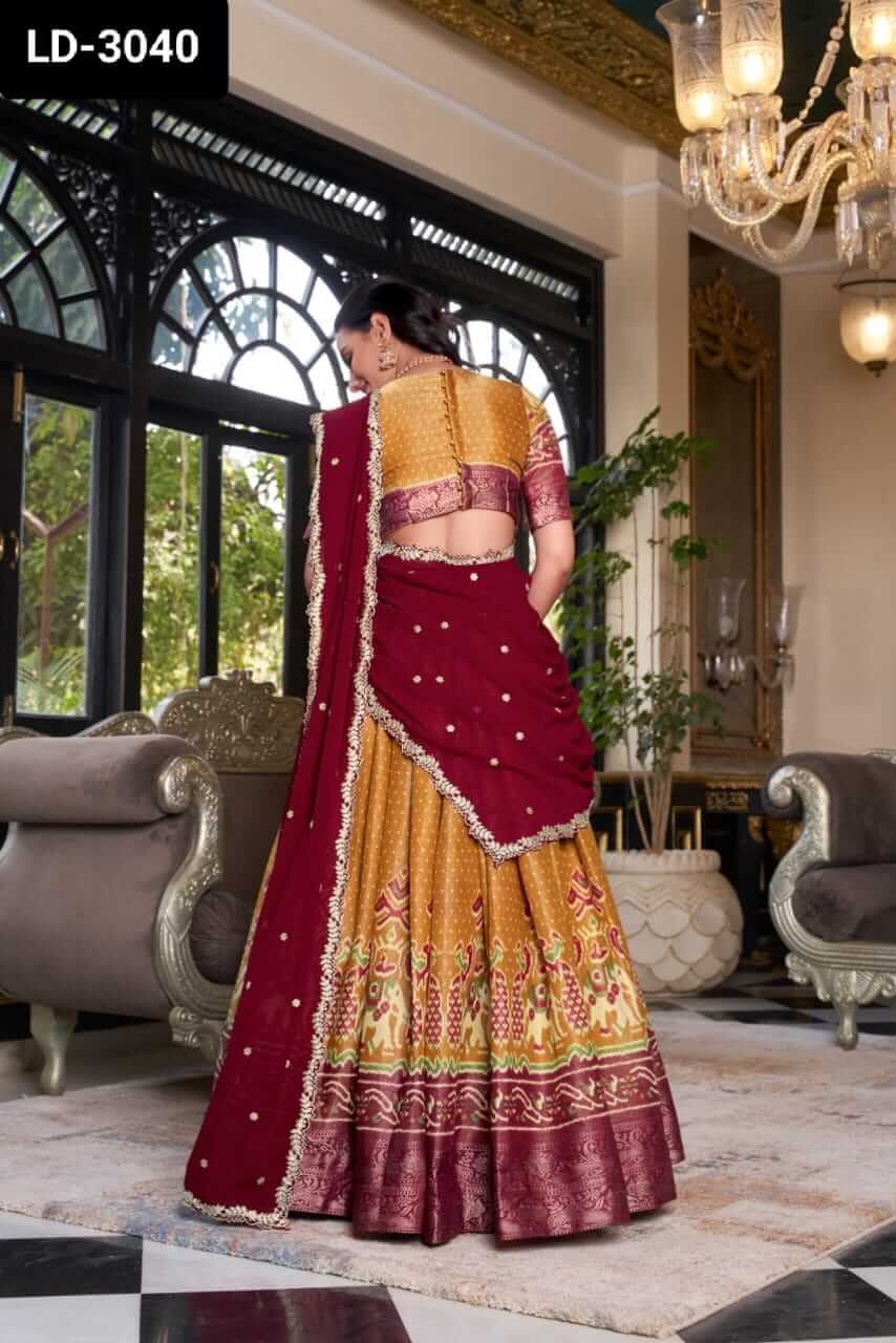 Kanchipuram Lehenga saree for women 3 colors