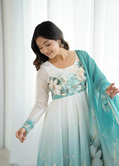 Pure Soft Silk Anarkali Suit For Women