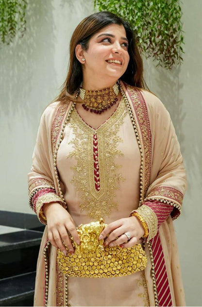 Chinon Silk Dress Suit for women
