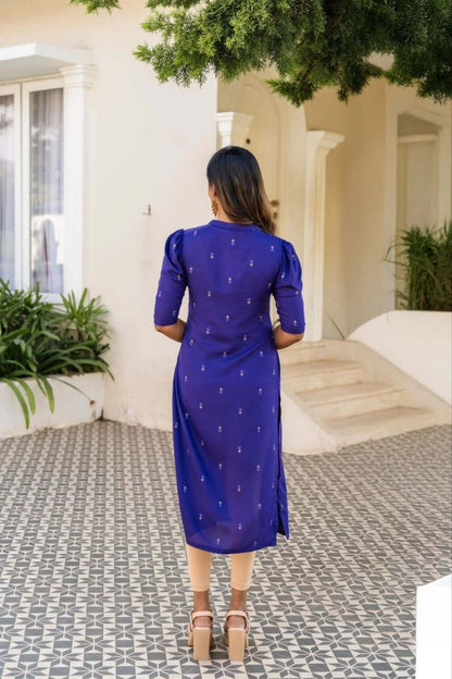 Blue Kurti Top for women