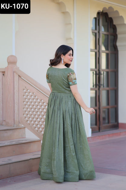 Premium Designer Readymade Koti-Gown