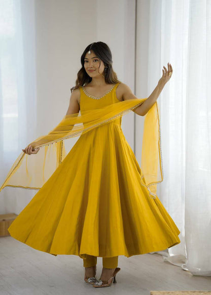 Anarkali Gown Set For women Multicolor colors