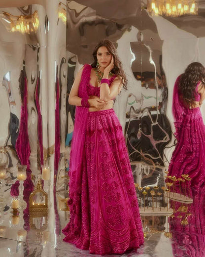 rose lehenga for women beautiful lehenga for women