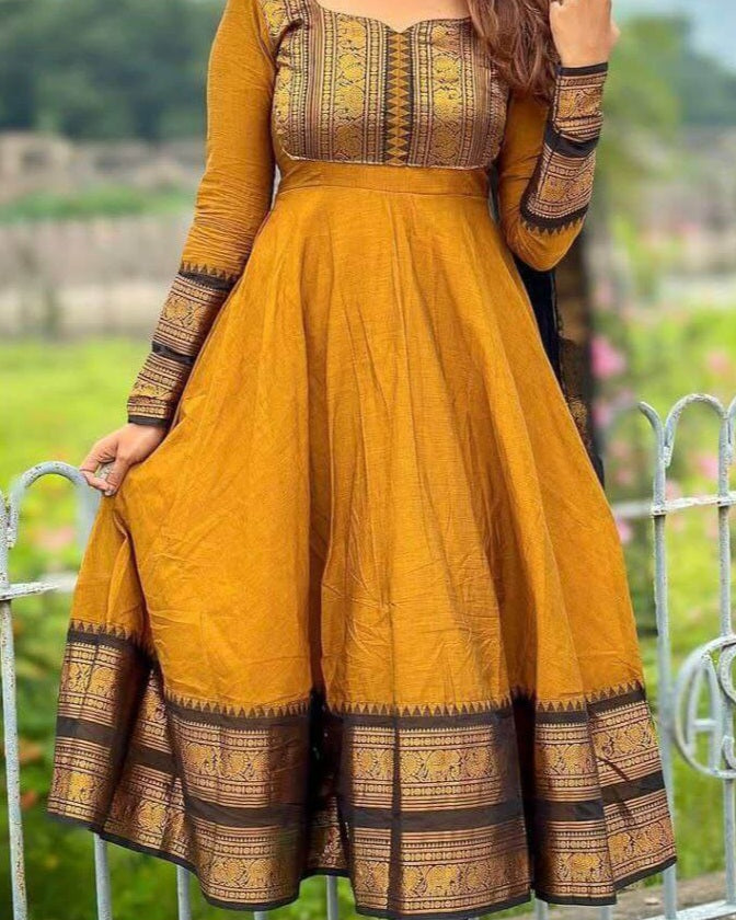 Vichitra Silk kurti set and Dupptta for women