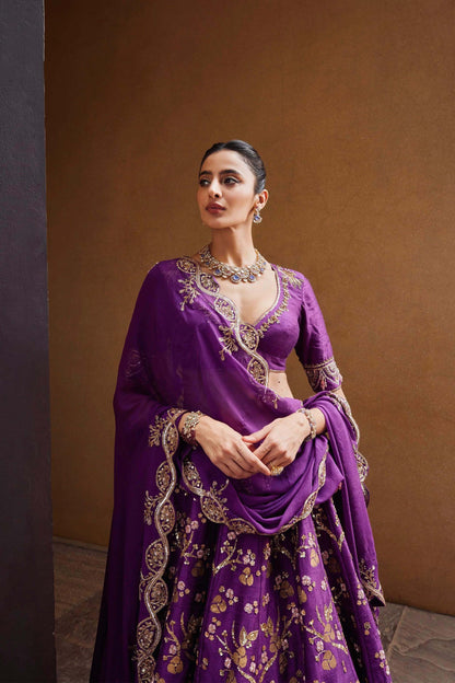 voilet lehenga for women l 50% OFF l Free delivey l Ajinkya Shop