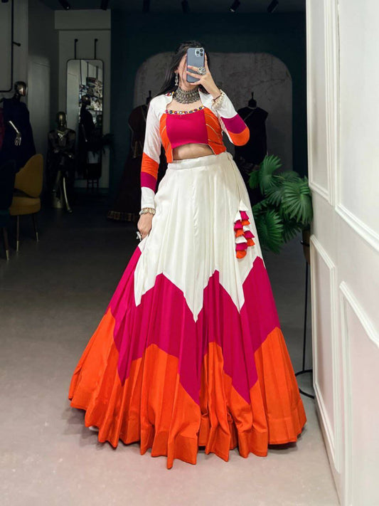 Pure Reyon Work Lehenga For Women