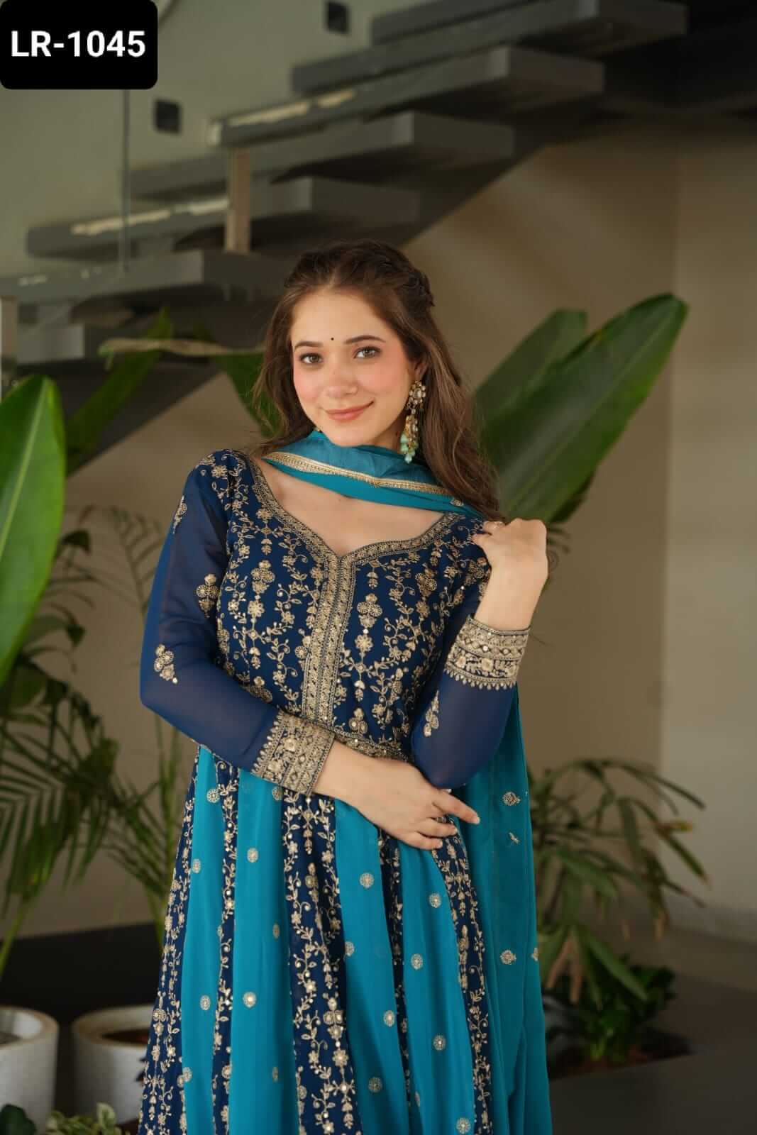 Blue Gown for women | Ajinkya shop