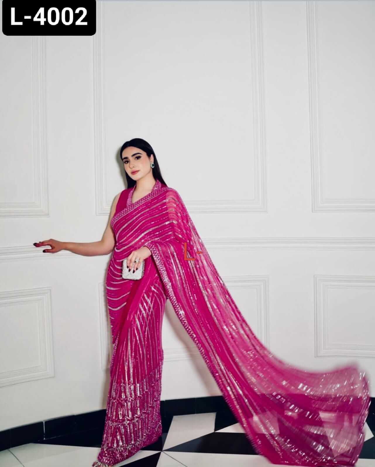 pink saree for women l 50% OFF l Ajinkya Shop