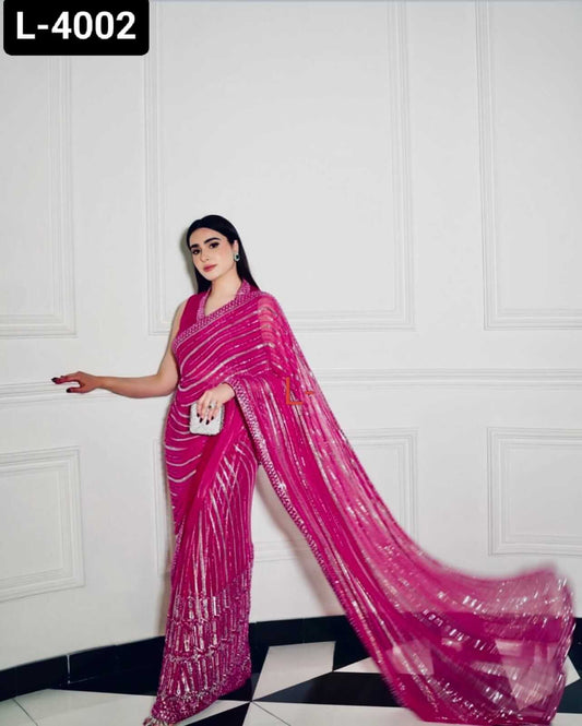 pink saree for women l 50% OFF l Ajinkya Shop