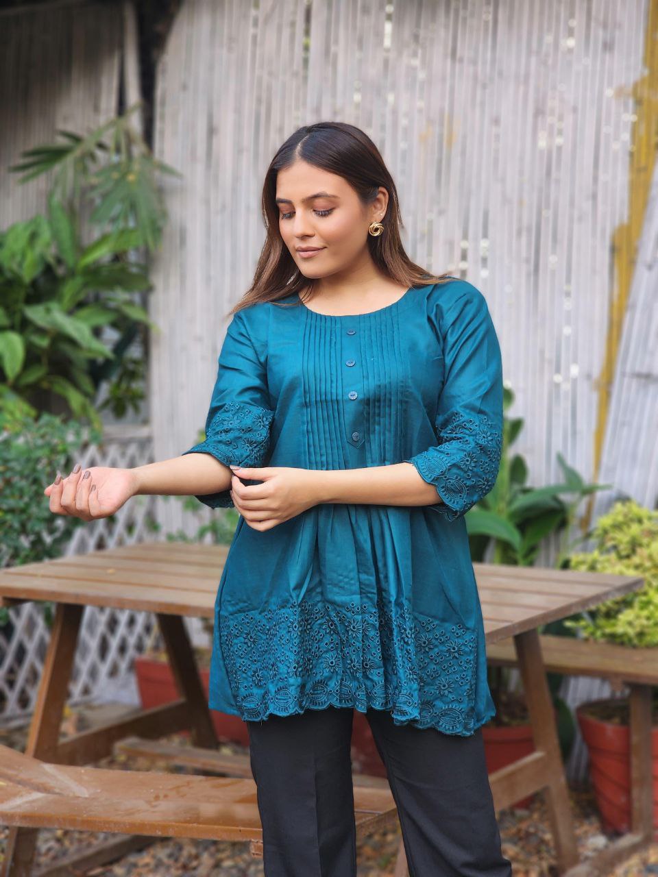 Top Slim Fit Short Kurti 5 Different Colors