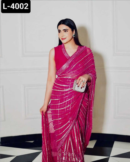 pink saree for women l 50% OFF l Ajinkya Shop