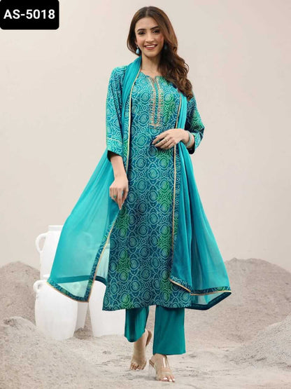Viscose Kurti Set For Women  4 Colours