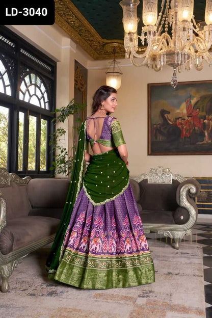 Kanchipuram Lehenga saree for women 3 colors