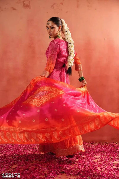 Designer Sharara Set with Digital Print and Embroidered Top