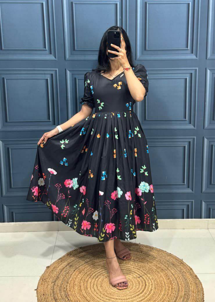 muslin cotton gown for women 3 colors