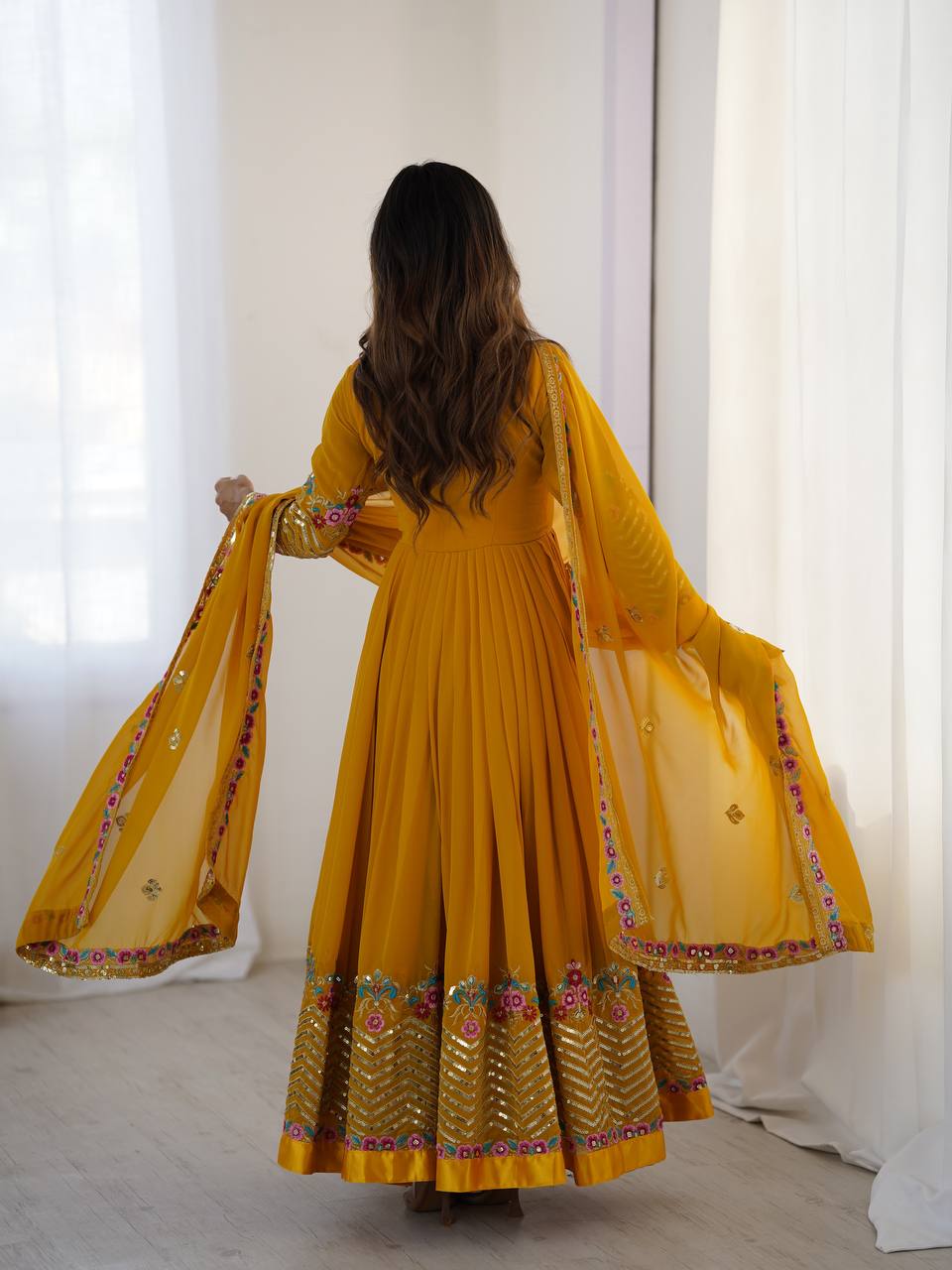 Yellow Kurti Set for Women