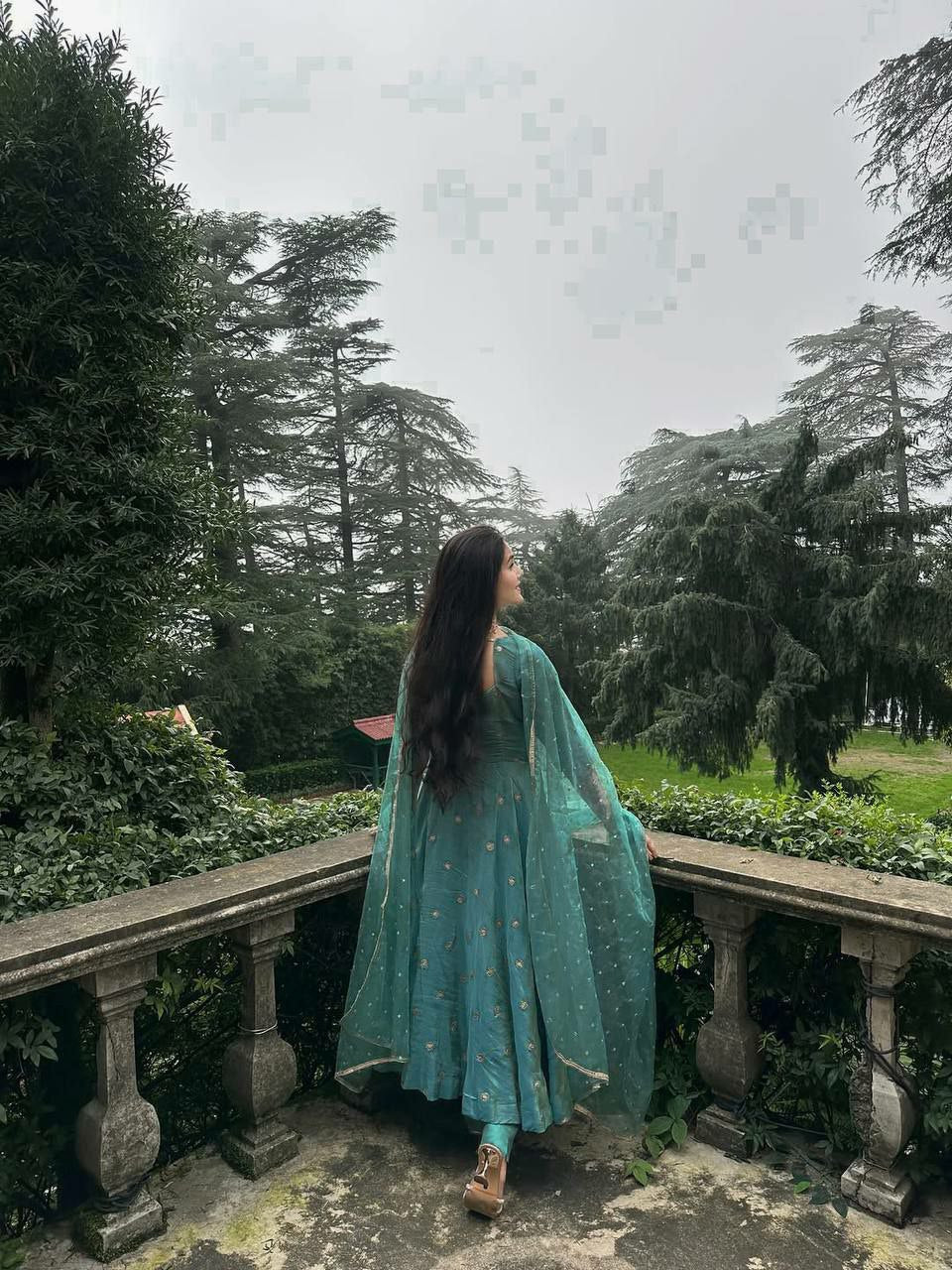 Silk Anarkali Suit For Women