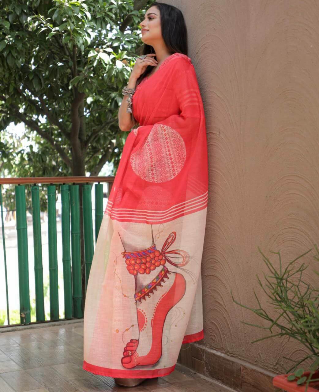 RED COLOR SAREE FOR WOMEN l 50% OFF