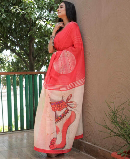 RED COLOR SAREE FOR WOMEN l 50% OFF