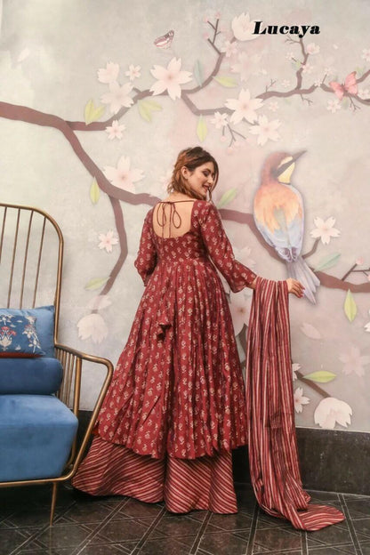 CHOCOLATE KURTI SET FOR WOMEN | 50%OFF | AJINKYA SHOP 