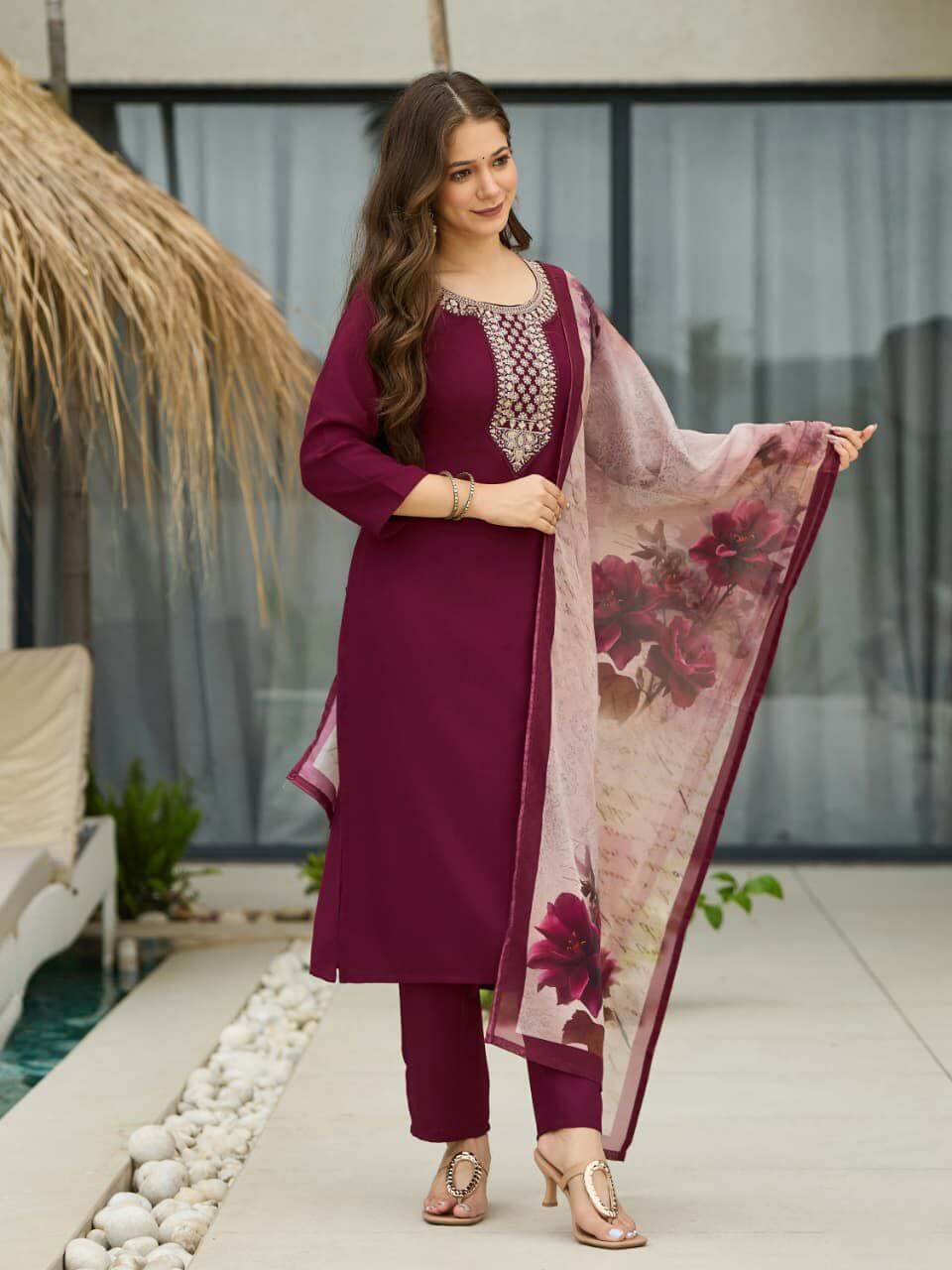 Viscose Reyon Kurti Set for Women