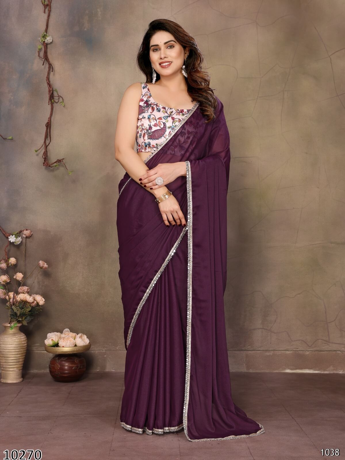 saree for women georgette saree Ajinkya Shop