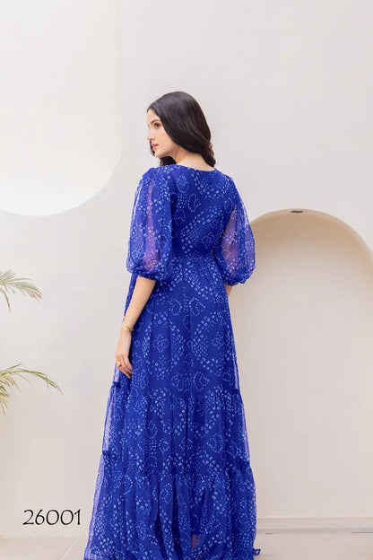 Women Floral Print Empire Dress