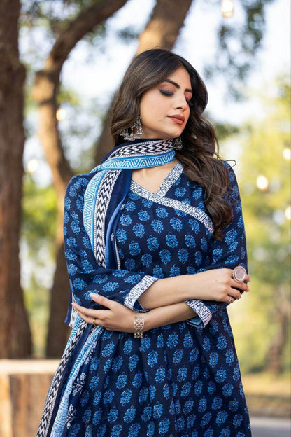 Blue Kurti set for women